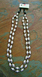 2 Line Silver Wax Bead Chain-Silver Neckpiece-House of Taamara-House of Taamara