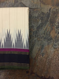 Beige/Black Kanjeevaram Silk Saree-Silk Saree-House of Taamara-House of Taamara