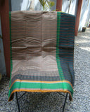 Black Checks Kanchi Cotton Saree-Saree-House of Taamara-House of Taamara