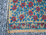 Black/Beige Kalamkari Cotton Saree-Saree-House of Taamara-House of Taamara