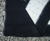 Black/White Ikat Cotton Saree-Saree-House of Taamara-House of Taamara