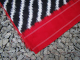 Black/White/Red Ikat Cotton Saree-Saree-House of Taamara-House of Taamara
