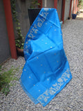Blue Muslin Jamdani Saree-Saree-House of Taamara-House of Taamara