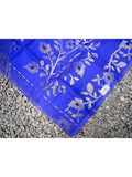 Blue Muslin Jamdani Saree-Saree-House of Taamara-House of Taamara