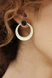 Contemporary Silver Earrings-Earrings-House of Taamara-House of Taamara