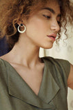 Contemporary Silver Earrings-Earrings-House of Taamara-House of Taamara