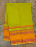 Double shade/Orange Kanjeevaram Silk Saree-Silk Saree-House of Taamara-House of Taamara
