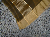 Green Chanderi Silk Cotton Applique Work Saree-Silk Cotton Saree-House of Taamara-House of Taamara