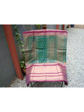 Green Double Shade Kanchi Cotton Saree-Saree-House of Taamara-House of Taamara