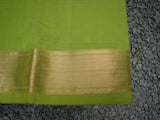 Green Kanchi Cotton Saree-Saree-House of Taamara-House of Taamara