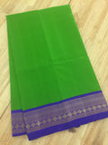 Green/Blue Kanjeevaram Silk Saree-Silk Saree-House of Taamara-House of Taamara