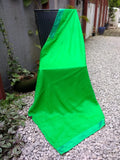 Green/Off White Moonga Tussar Silk Saree-Silk Saree-House of Taamara-House of Taamara