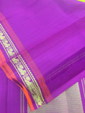 Green/Purple Kanjeevaram Silk Saree-Silk Saree-House of Taamara-House of Taamara