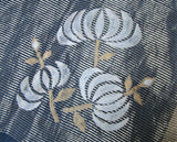 Grey Chanderi Silk Cotton Applique Work Saree-Silk Cotton Saree-House of Taamara-House of Taamara