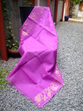Magenta Pink Muslin Jamdani Saree-Saree-House of Taamara-House of Taamara