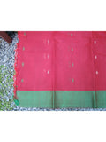 Maroon/Green Kanchi Cotton Saree-Saree-House of Taamara-House of Taamara
