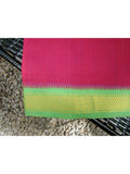 Maroonish Pink/Green Mangalgiri Cotton Kupadam Saree-Saree-House of Taamara-House of Taamara