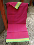 Maroonish Pink/Green Mangalgiri Cotton Kupadam Saree-Saree-House of Taamara-House of Taamara