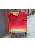 Maroon/Mustard/Green Kanchi Cotton Saree-Saree-House of Taamara-House of Taamara
