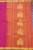 Maroon/Orange Kanjeevaram Silk Saree-Silk Saree-House of Taamara-House of Taamara