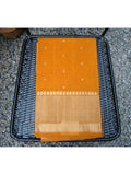 Mustard Silk Cotton Saree-Silk Cotton Sraee-House of Taamara-House of Taamara