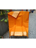 Mustard Silk Cotton Saree-Silk Cotton Sraee-House of Taamara-House of Taamara