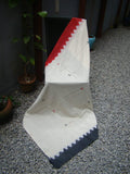 Off White/Red/Black Bengal Cotton Saree-Sarees-House of Taamara-House of Taamara