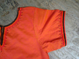 Orange/Red Cotton Blouse Size-40-Blouse-House of Taamara-House of Taamara