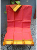 Peach Kanchi Cotton Sarees-Saree-House of Taamara-House of Taamara