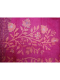 Pink Muslin Jamdani Saree-Saree-House of Taamara-House of Taamara