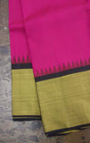 Pink/Black Kanjeevaram Silk Saree-Silk Saree-House of Taamara-House of Taamara