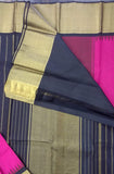Pink/Black Kanjeevaram Silk Saree-Silk Saree-House of Taamara-House of Taamara