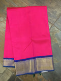 Pink/Blue Kanjeevaram Silk Saree-Silk Saree-House of Taamara-House of Taamara