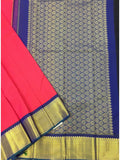 Pink/Blue Kanjeevaram Silk Saree-Silk Saree-House of Taamara-House of Taamara