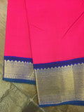 Pink/Blue Kanjeevaram Silk Saree-Silk Saree-House of Taamara-House of Taamara