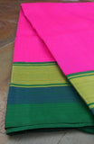 Pink/Green Kanjeevaram Silk Saree-Silk Saree-House of Taamara-House of Taamara