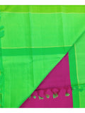 Pink/Green Kanjeevaram Silk Saree-Silk Saree-House of Taamara-House of Taamara