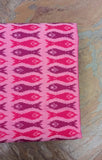 Pink/Purple Ikat Silk Cotton Fabric-Yardage-House of Taamara-House of Taamara