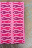 Pink/Purple Ikat Silk Cotton Fabric-Yardage-House of Taamara-House of Taamara
