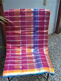 Purple Double Shade Checks Mangalgiri Silk Cotton Saree-Saree-House of Taamara-House of Taamara
