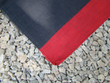 Red/Black Khadi Cotton Saree-Saree-House of Taamara-House of Taamara
