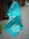 Sea Green(Bluish Green) Muslin Jamdani Saree-Saree-House of Taamara-House of Taamara