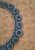 Set of 2-Silver Necklace & Silver Earrings-Silver Neckpiece-House of Taamara-House of Taamara