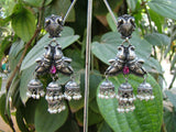 Silver Earrings-Earrings-House of Taamara-House of Taamara