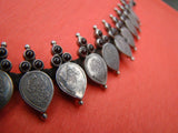 Silver Kasumala with Pendant-Silver Neckpiece-House of Taamara-House of Taamara