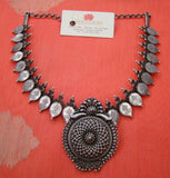 Silver Kasumala with Pendant-Silver Neckpiece-House of Taamara-House of Taamara