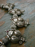 Silver Mango Necklace-Silver Neckpiece-House of Taamara-House of Taamara