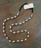 Single Line Silver Wax Bead Chain-Silver Neckpiece-House of Taamara-House of Taamara