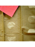 Snuff/Orange Kanchi Cotton Saree-Saree-House of Taamara-House of Taamara