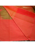 Snuff/Orange Kanchi Cotton Saree-Saree-House of Taamara-House of Taamara